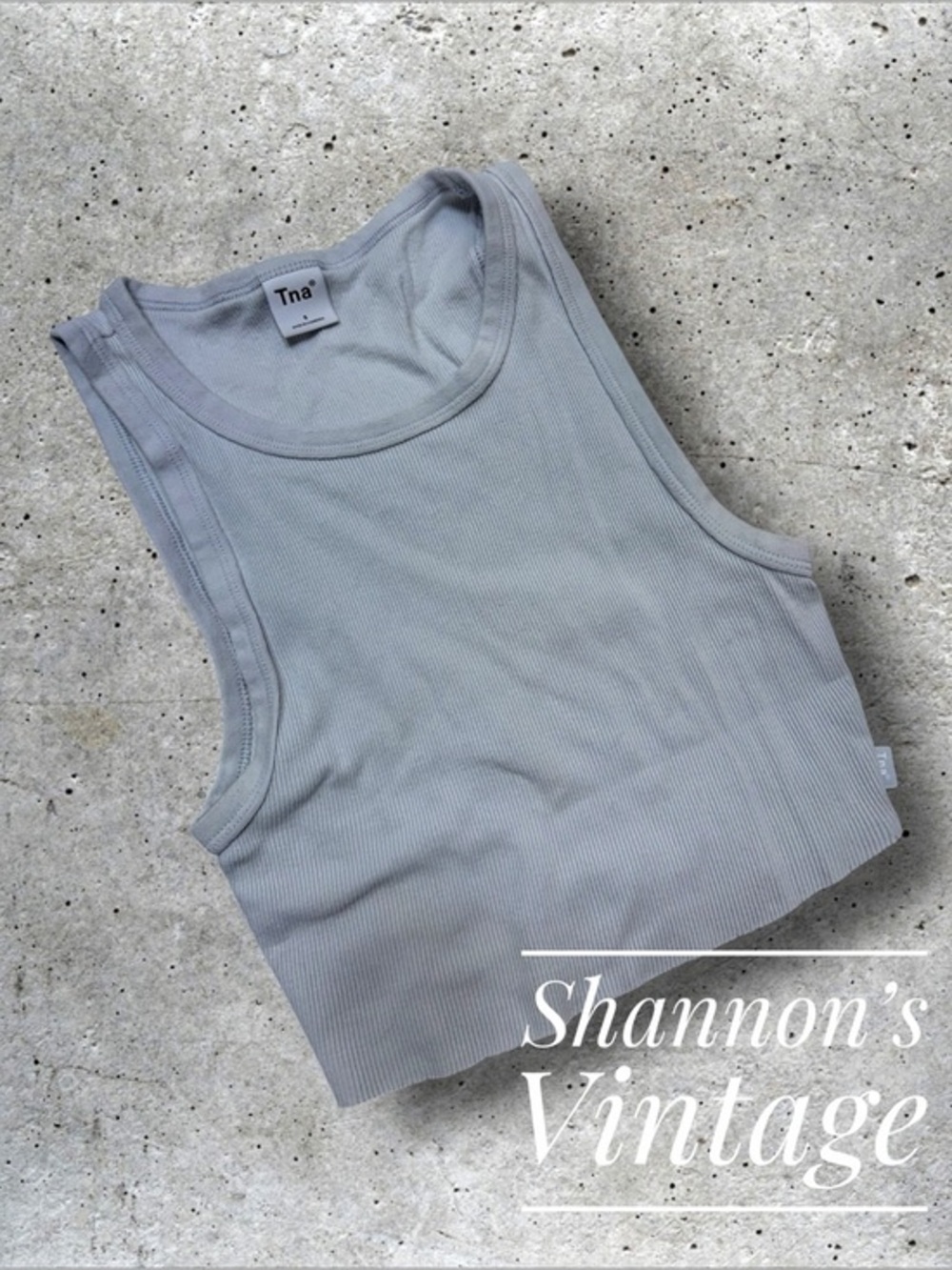 TNA Ribbed Women’s sz XS Cropped Tank Top A51